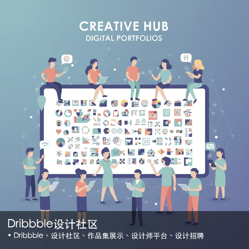Dribbble设计社区 - Dribbble、设计社区、作品集展示、设计师平台、设计招聘