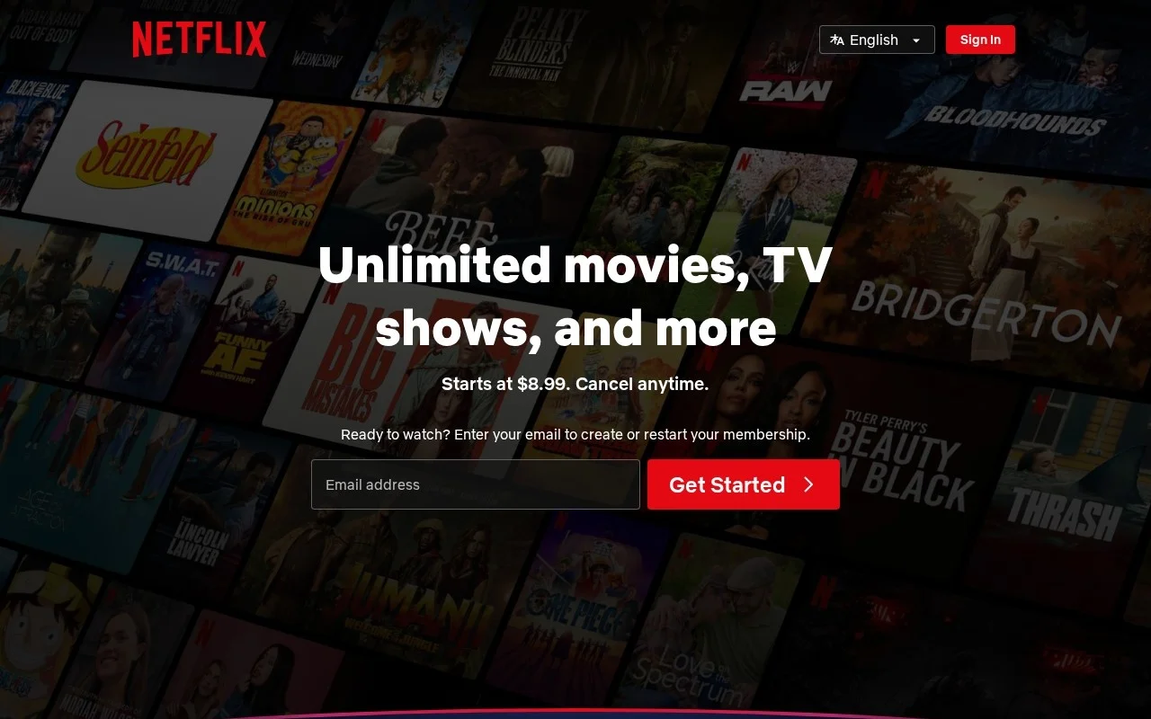 Netflix流媒体平台