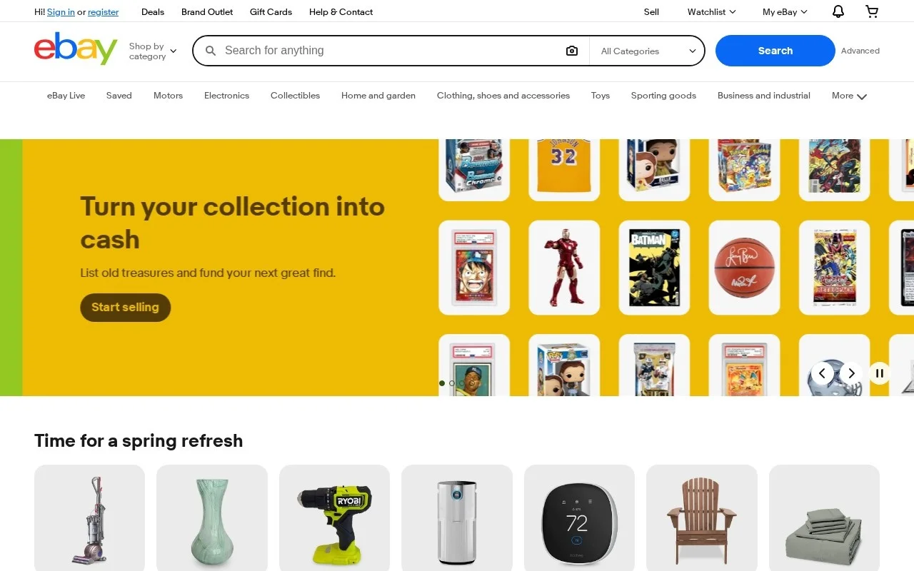 eBay购物平台