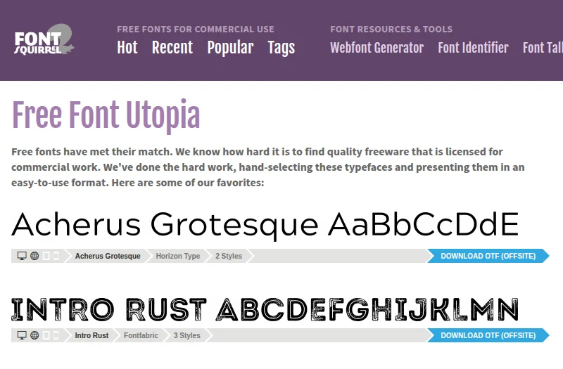 Font Squirrel