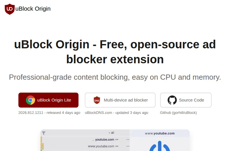 uBlock Origin