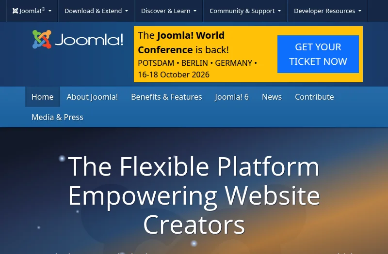 Joomla 官方网站