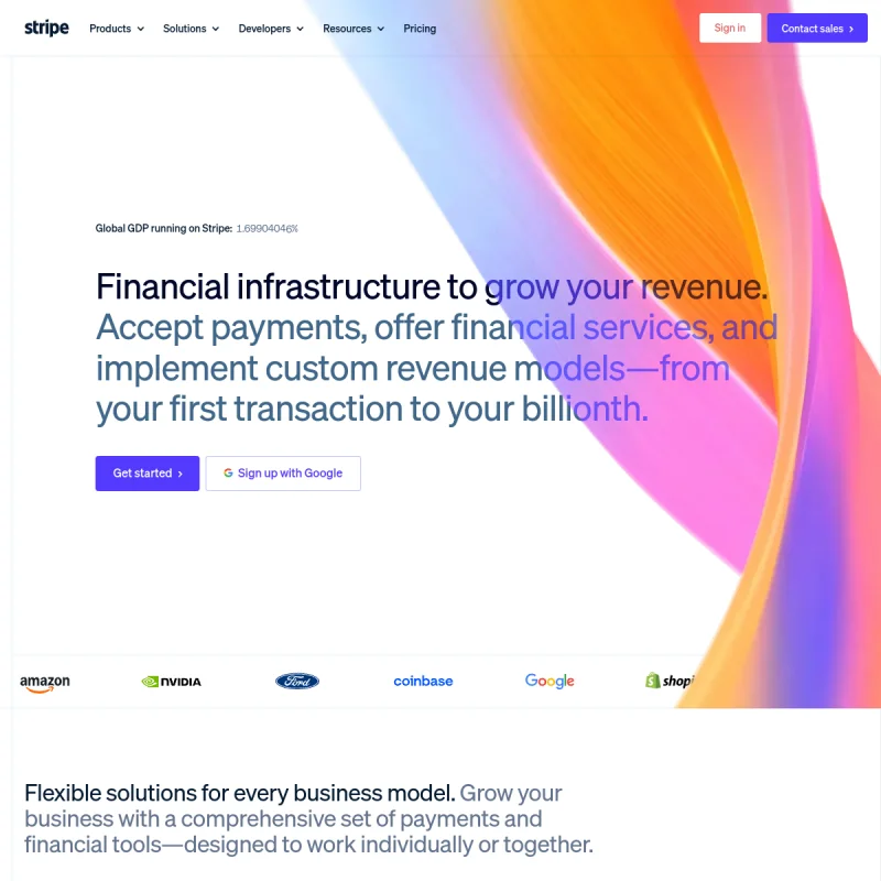 Stripe API 官方网站