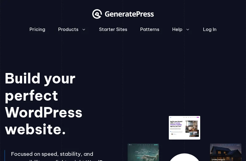 GeneratePress 主题官网
