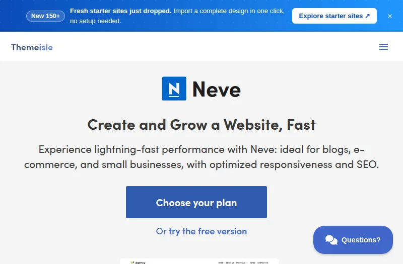 Neve 主题官网