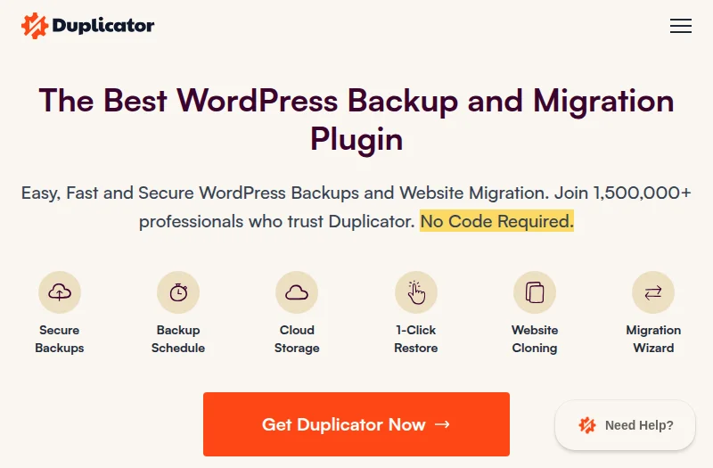 Duplicator 官方网站