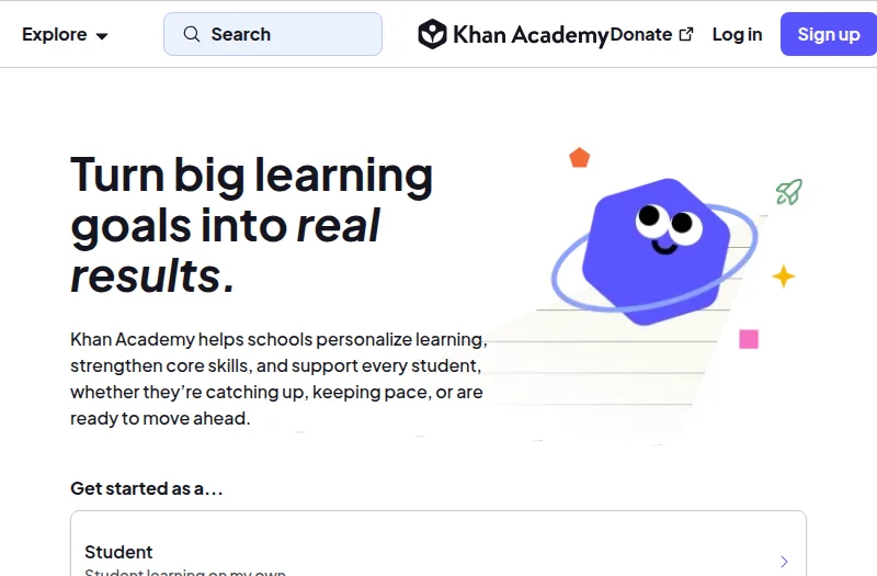 可汗学院（Khan Academy）官网