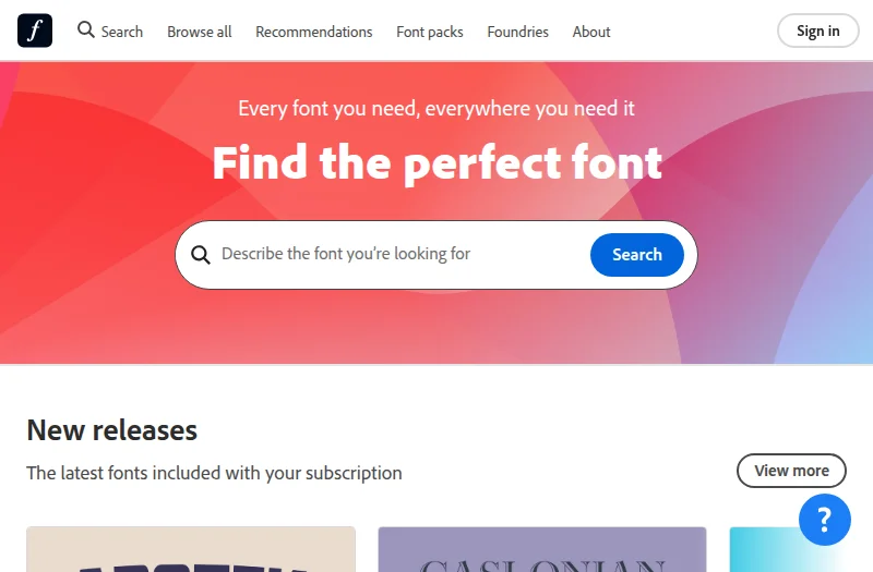 Adobe Fonts