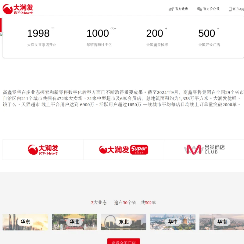 大润发(RT-Mart)官方网站