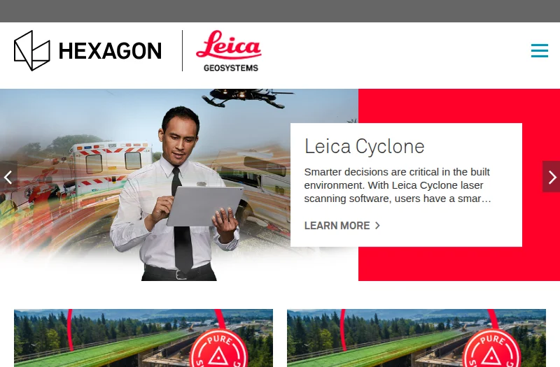 徕卡测量系统（Leica Geosystems）官方网站