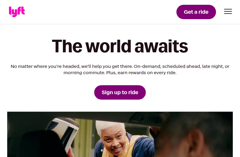 Lyft 官方网站