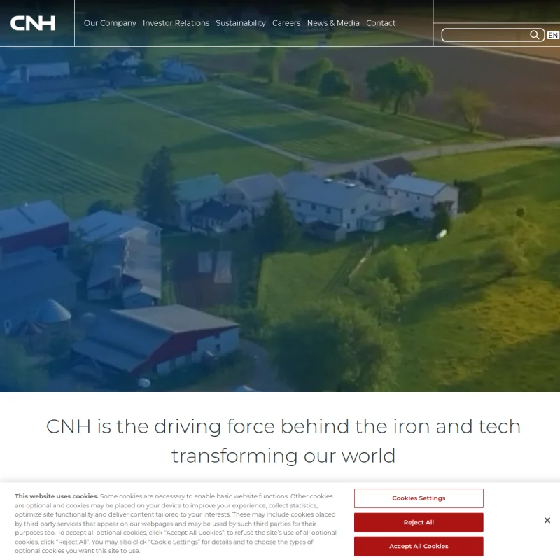 凯斯纽荷兰（CNH Industrial）官方网站