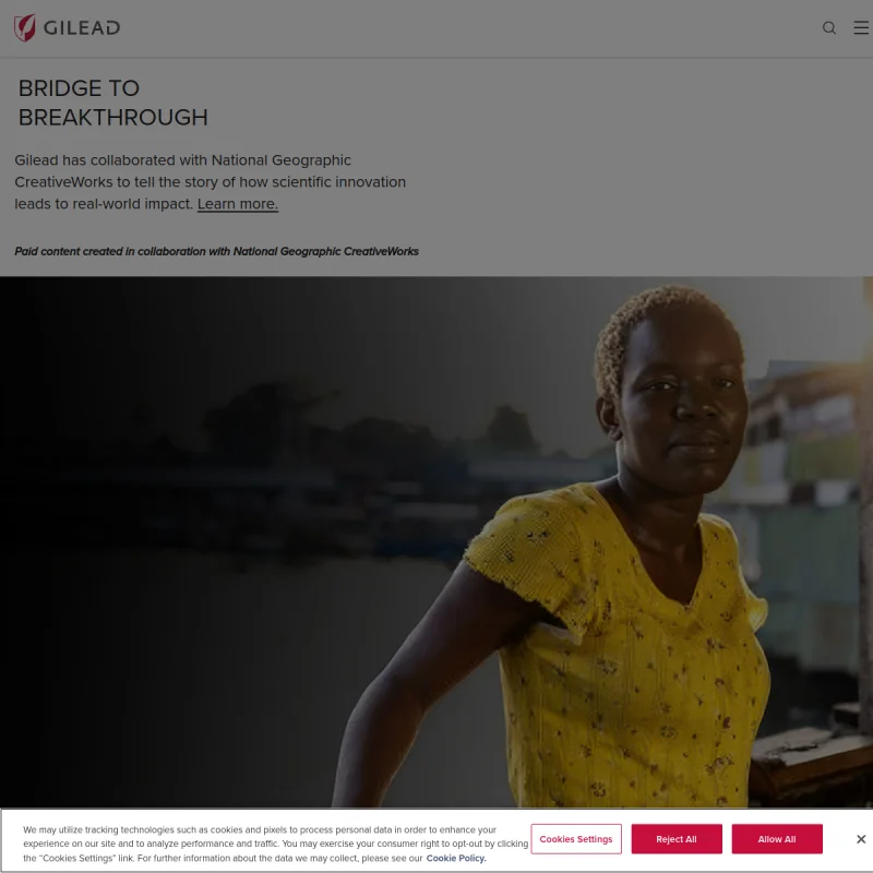 吉利德科学(Gilead Sciences)全球官方网站