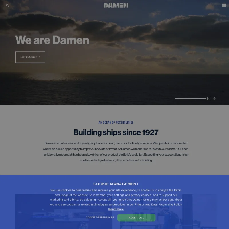 达门造船集团(Damen)全球官方网站