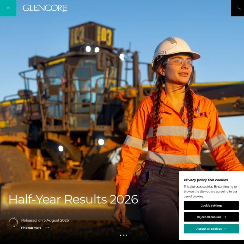 嘉能可(Glencore)官方网站