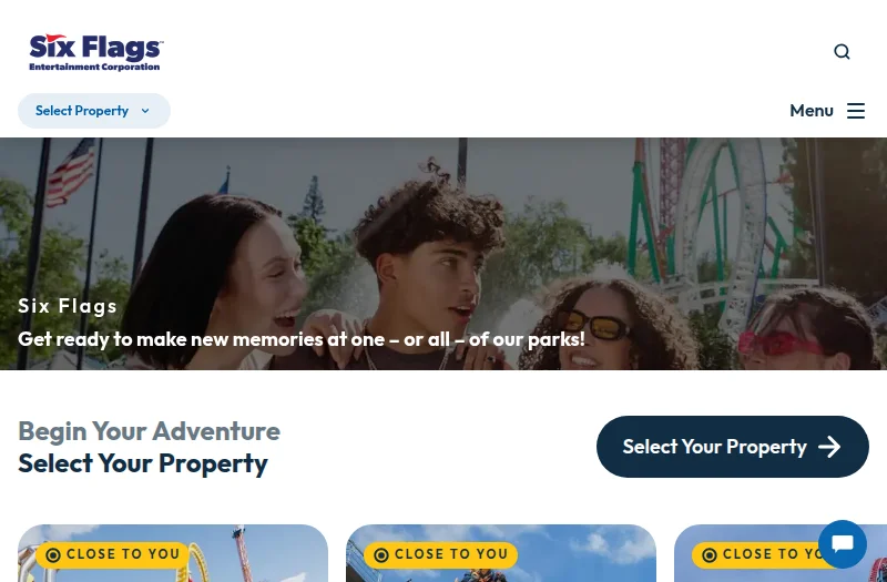 六旗娱乐(Six Flags)全球官方网站