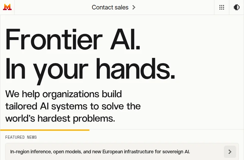 米斯特拉尔AI Mistral AI