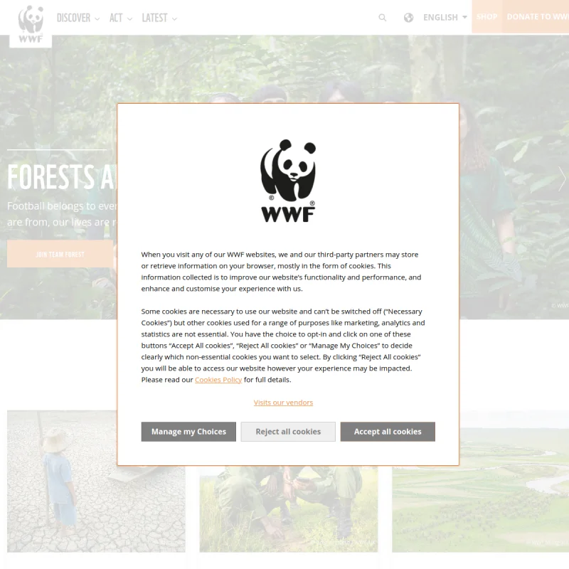 世界自然基金会(WWF)官方网站