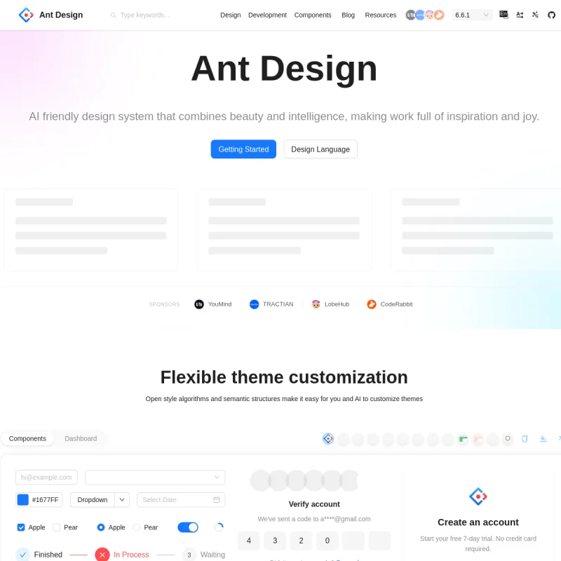 Ant Design 官方网站