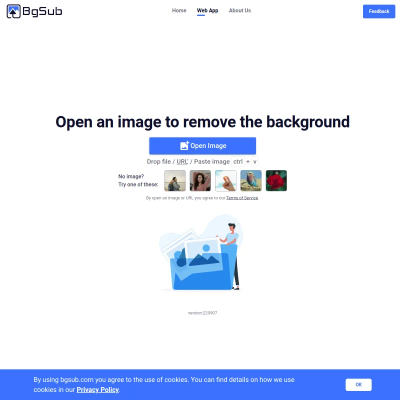 BgSub – 免费纯本地运行的在线 AI 智能抠图与背景替换工具
