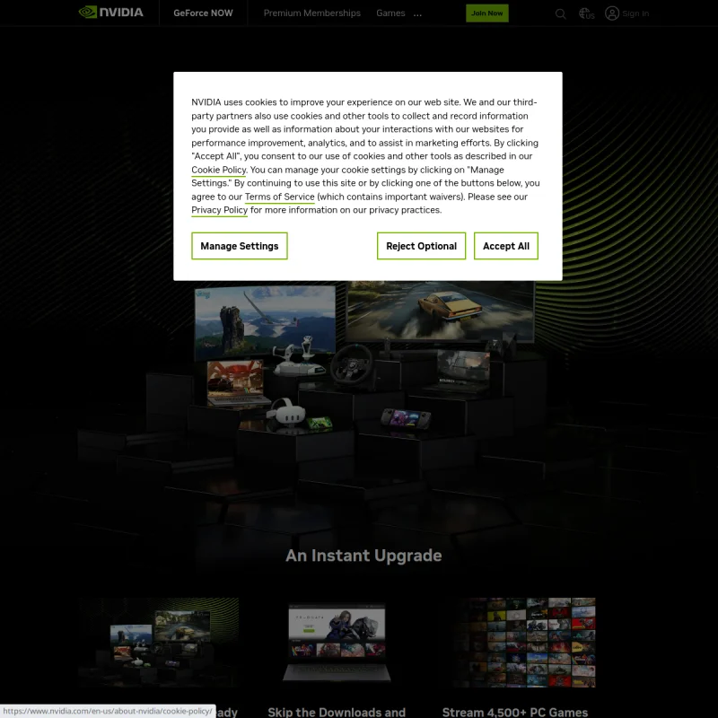 NVIDIA GeForce NOW – 英伟达官方云游戏平台、RTX 4080 级云端游戏串流