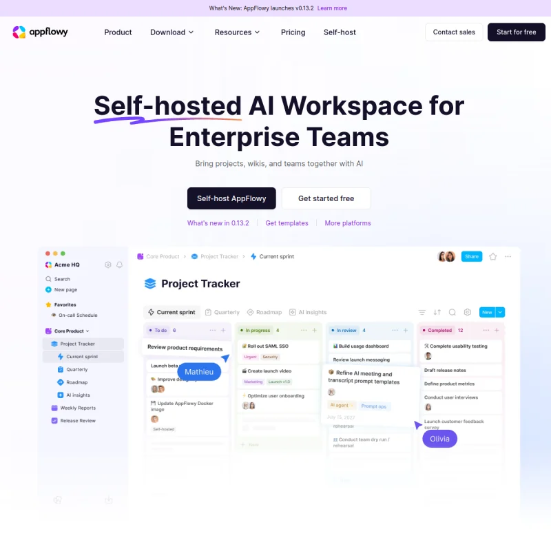 AppFlowy – 基于 Flutter 与 Rust 的开源本地优先 (Local-First) 知识协作工作空间