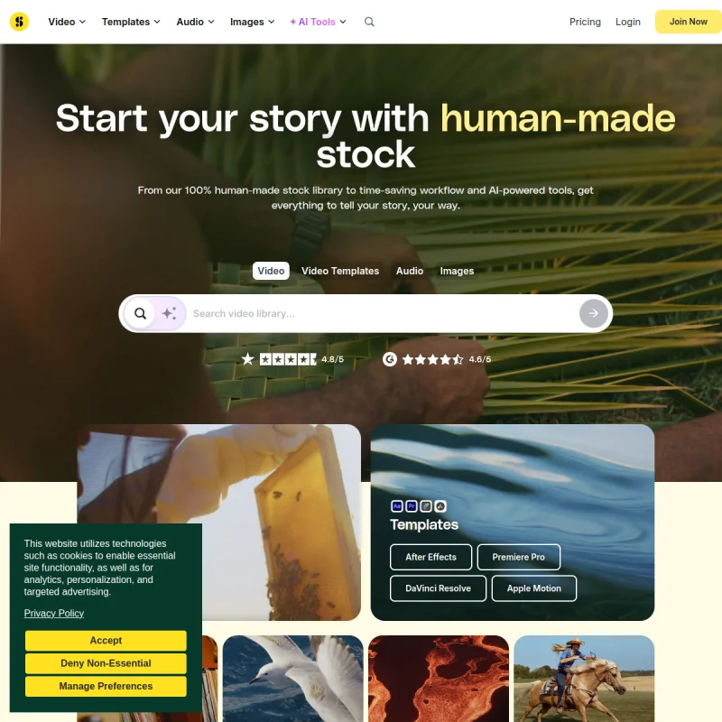 Storyblocks – 无限下载正版商用视频素材、背景音乐与动态图形库