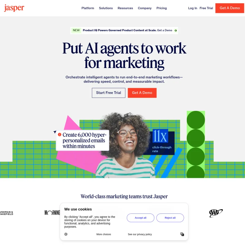 Jasper 网站预览