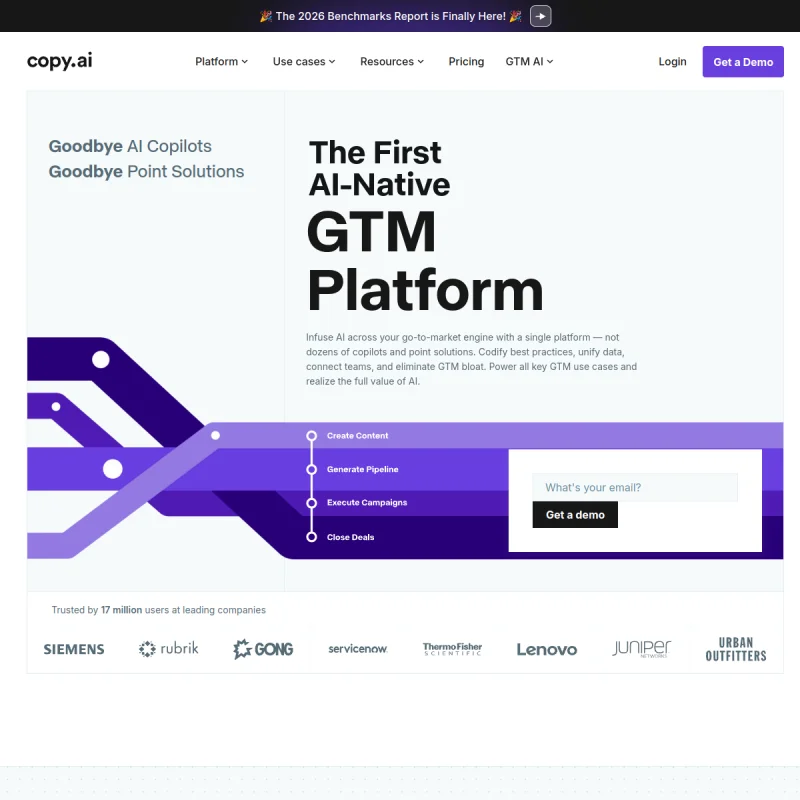 Copy.ai 网站预览