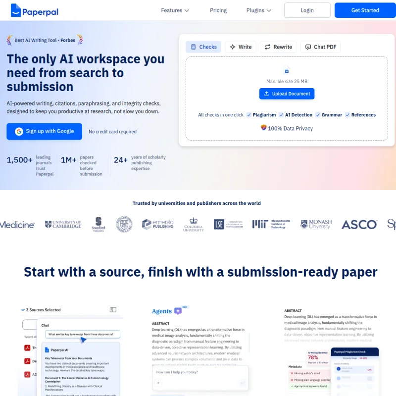 Paperpal 网站预览