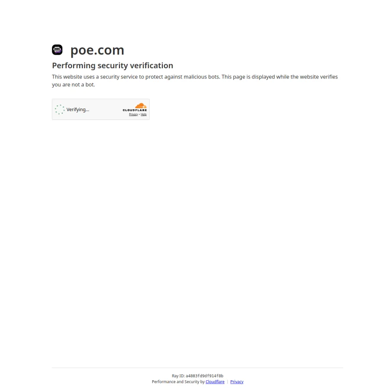 Poe 网站预览